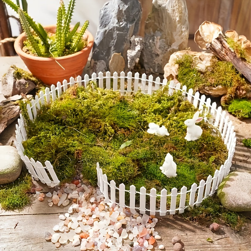 Charming Mini Wooden Fence for Fairy Gardens - Perfect for Home & Garden Decor