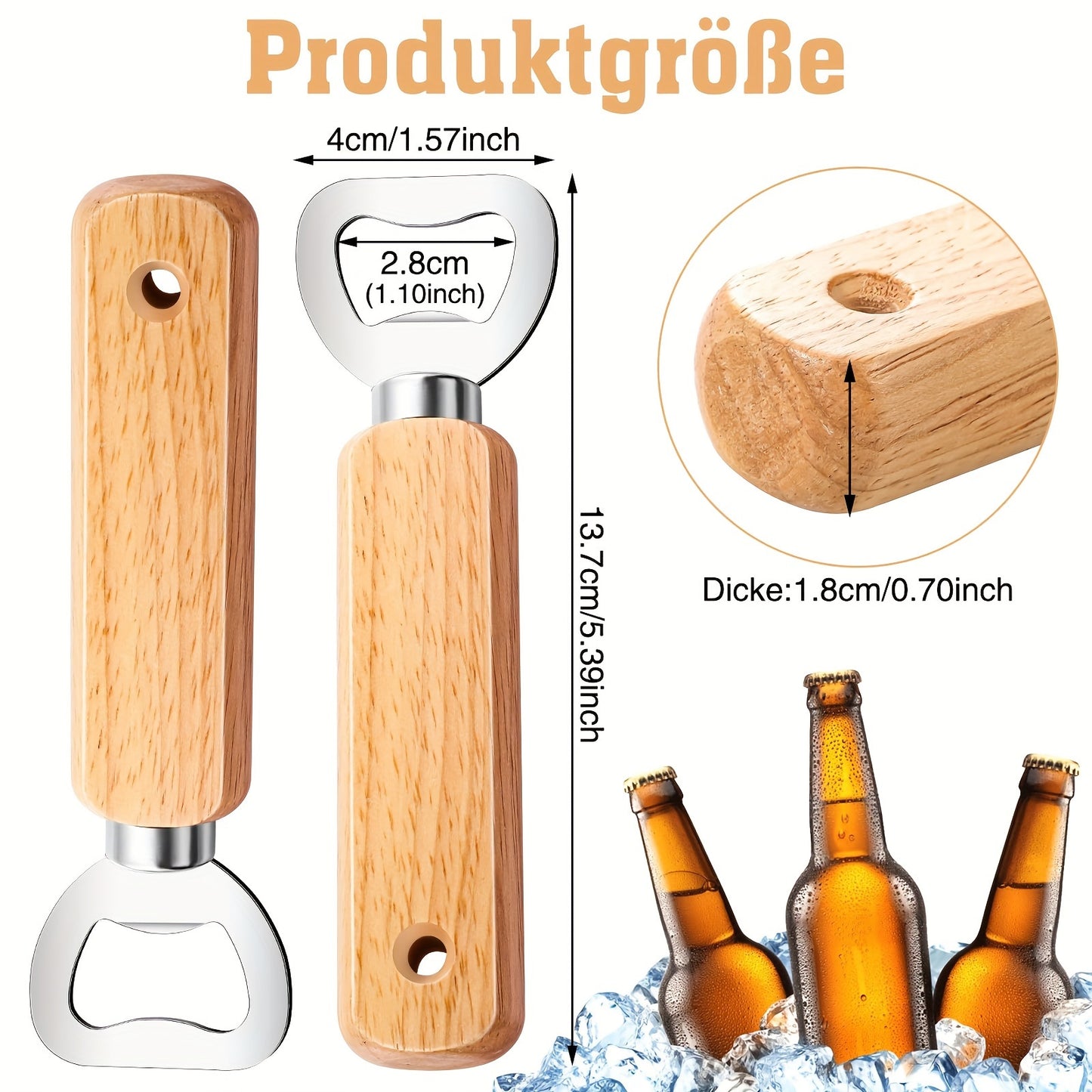 Wooden Bottle Opener, personalized, perfect for holidays and occasions, gift for men.