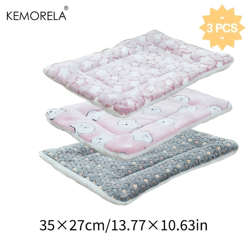 KEMORELA 3-piece bedding set for small animals, suitable for all seasons.