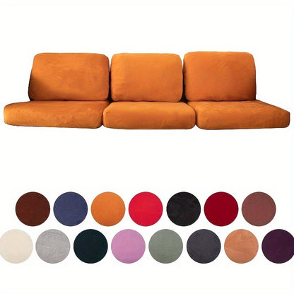 Soft, non-slip velvet sofa slipcover protects furniture and enhances home decor.