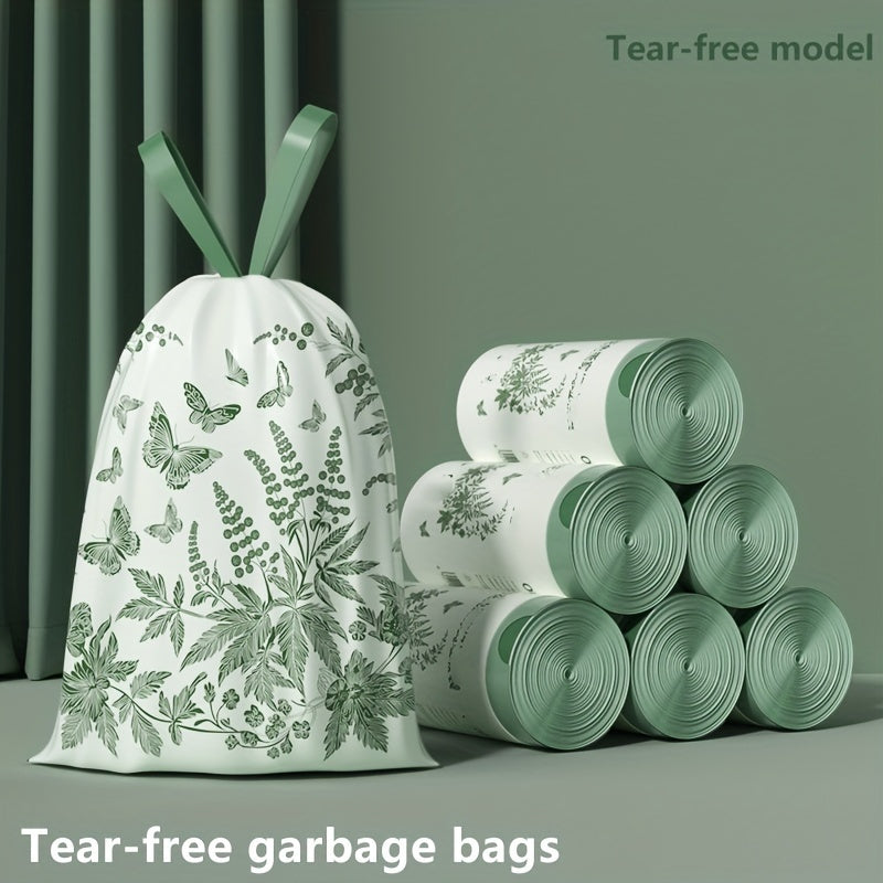 Durable Argy Wormwood Fragrance Leak-Proof Garbage Bags - 270/90pcs, Deodorizing, Perfect for Kitchen and Bathroom Cleaning