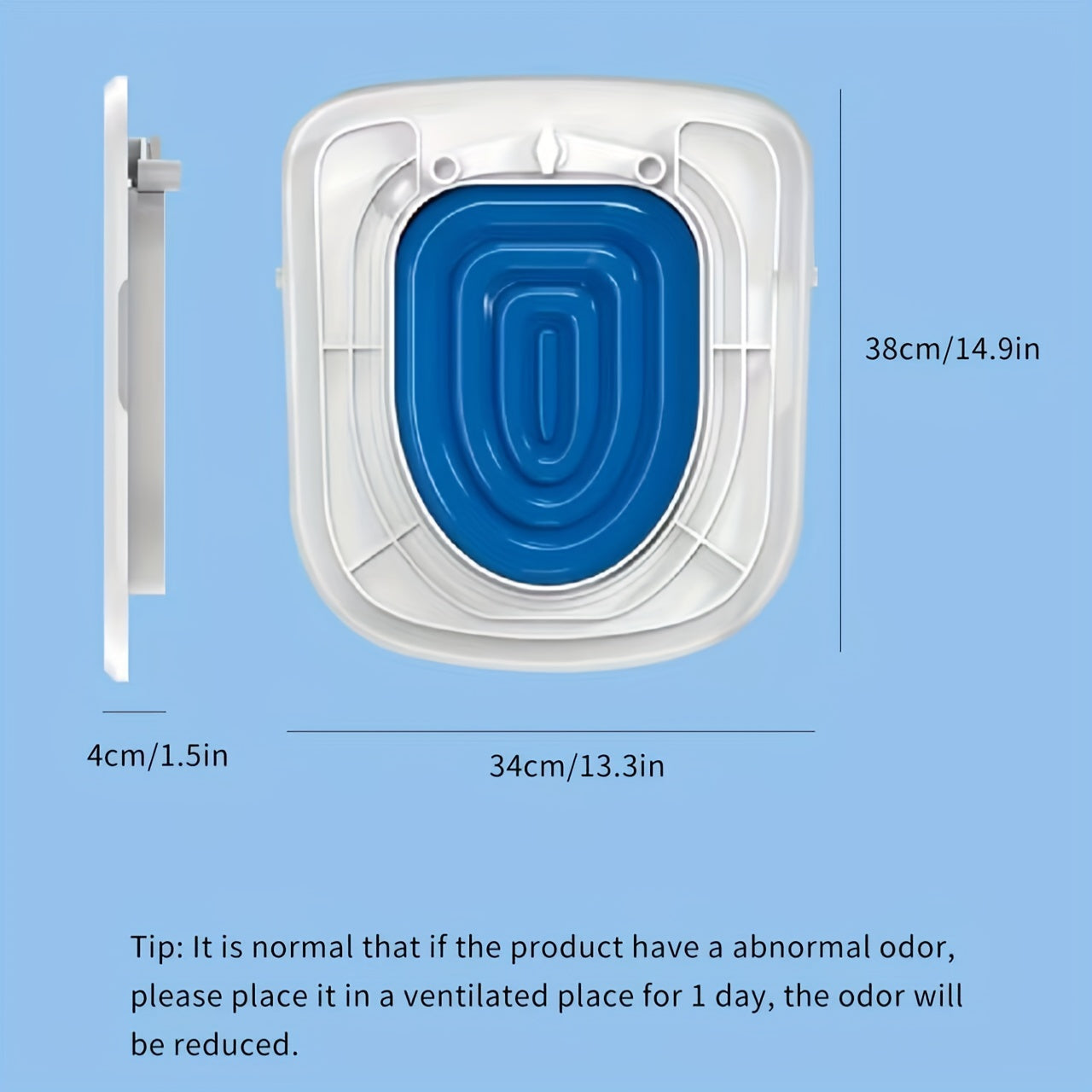 Cat toilet training aid made of PP material for litter box training.