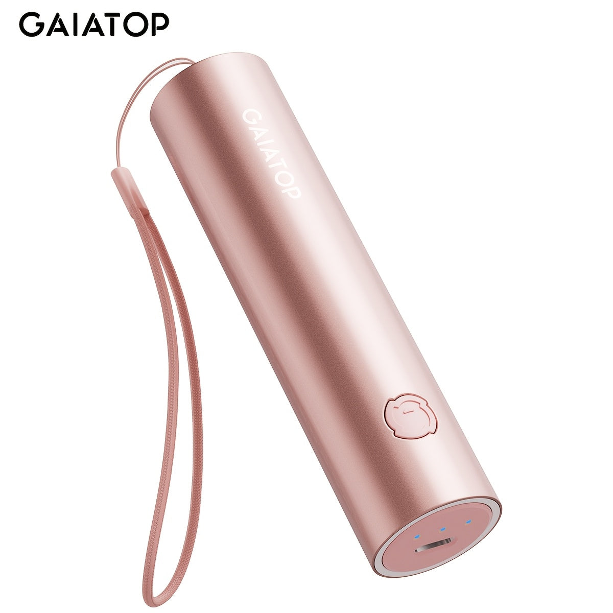 The GAIATOP USB Rechargeable Hand Warmer is a portable device that provides quick, 3-second heat. It features a built-in lithium battery and a compact, palm-fitting design. This hand warmer is perfect for use at home or outdoors and offers multiple