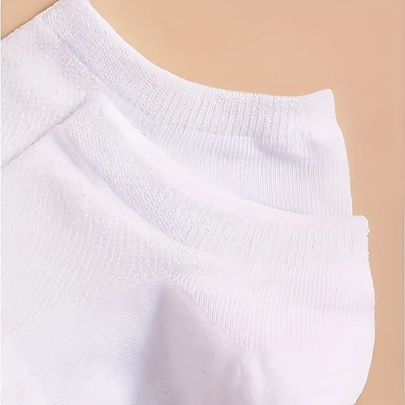 20, 30, or 50 pairs of unisex low cut socks with anti-odor and sweat absorption properties, suitable for all seasons.