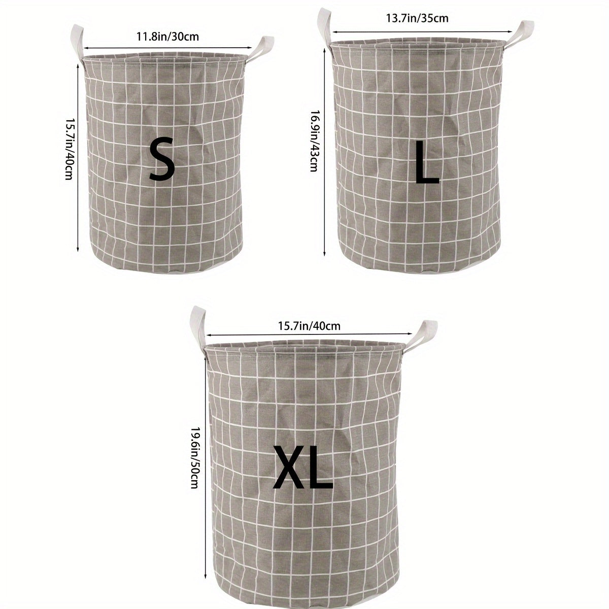 Round Dirty Clothes Basket - Portable Laundry Hamper with Storage Bucket for 1pc of dirty clothes