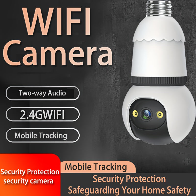 Experience the Teruhal Smart WiFi Bulb Camera with advanced features including Auto-Tracking, Full-Color Night Vision, and Two-Way Audio. Protect your home with High-Definition 1080P security for ultimate safety.