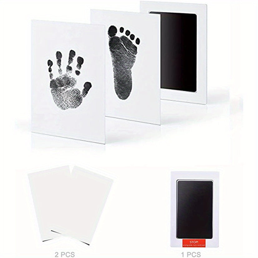 Baby Hand and Footprint Kit with Baby Souvenir, Pet Print, No Wash Print Oil - 1 Set