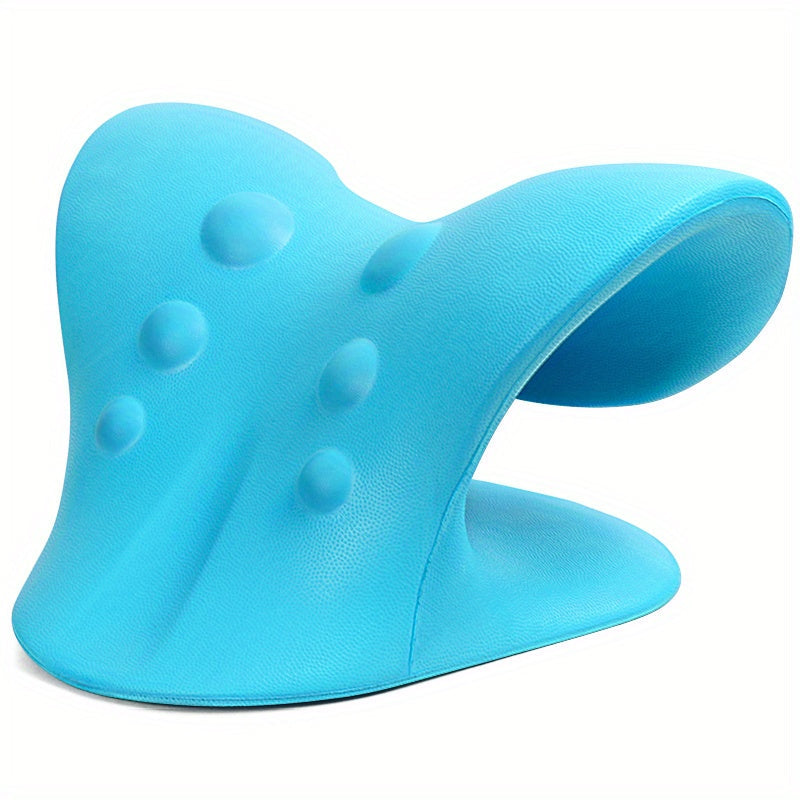 Get this EVA Neck And Shoulder Relaxer for a rejuvenating experience. This C-Shape Cervical Traction Device is perfect for neck relaxation and spine alignment. Treat yourself or a loved one to this Chiropractic Pillow Neck Stretcher Massager, it makes