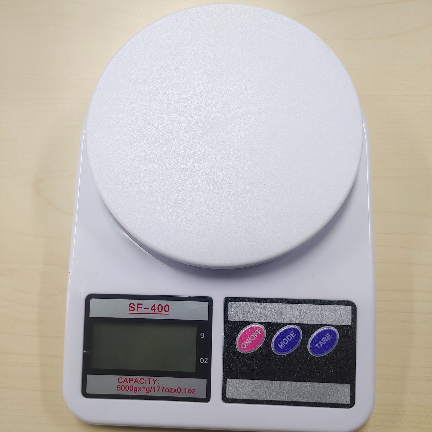 5kg Digital Postal Scale with Battery included, compact and high precision for home and office use. Powered by AAA battery.