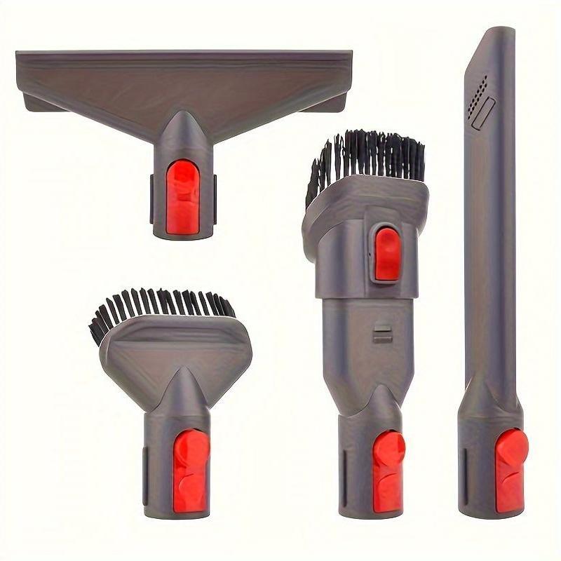 Vacuum Cleaner Accessory Kit for Dyson - Includes Crevice Tool, Wide Brush, Round Brush & Sofa Brush - Compatible with V7, V8, V10, V11, V15 Series - 4 pieces