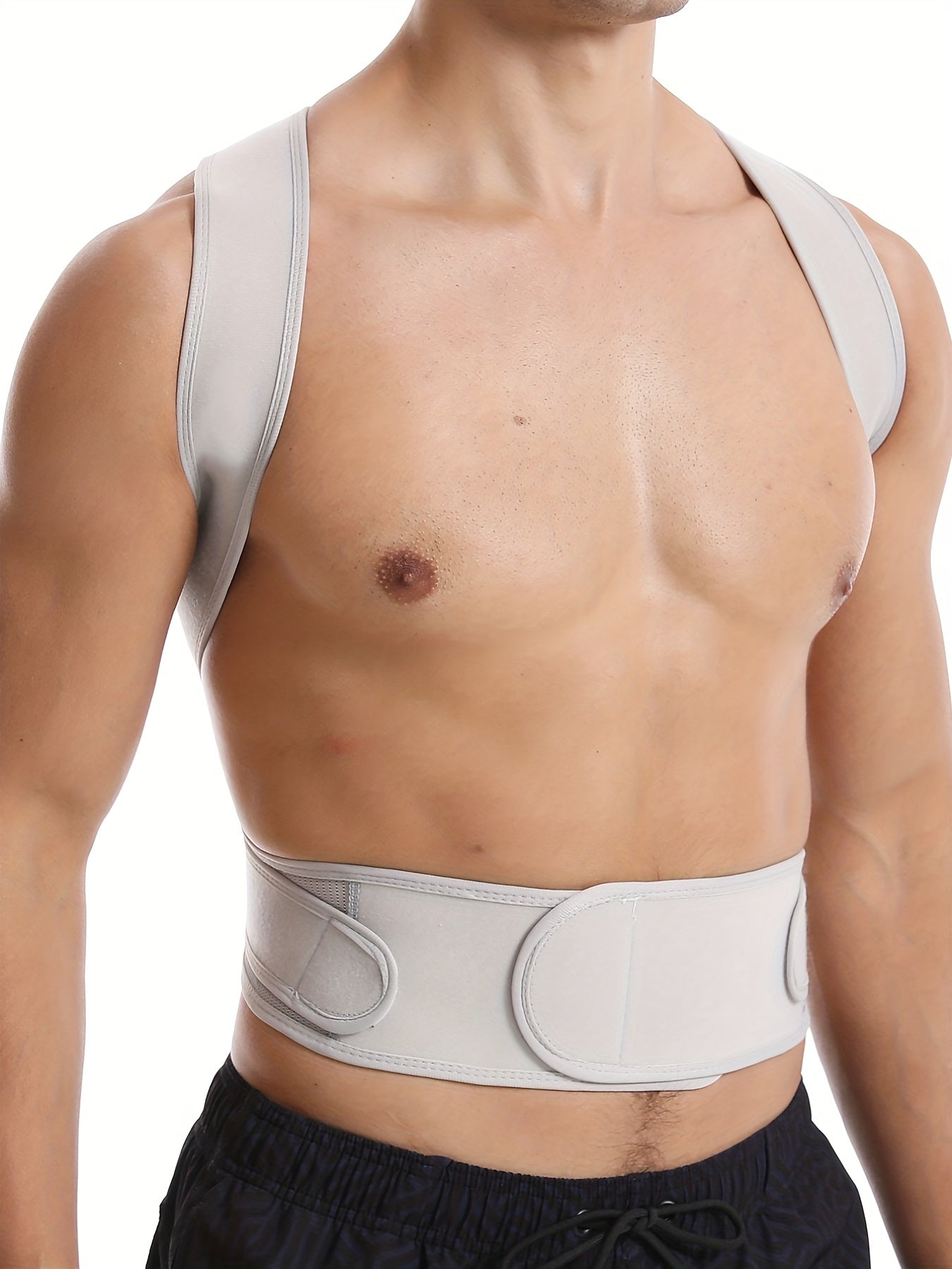 Posture support tape for chest, shoulder, and neck.