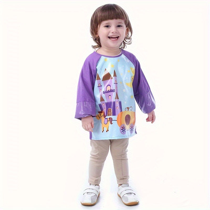 Artists and little ones alike will love the Waterproof Long-Sleeve Smock with Pockets - Perfect for keeping clean during messy activities.