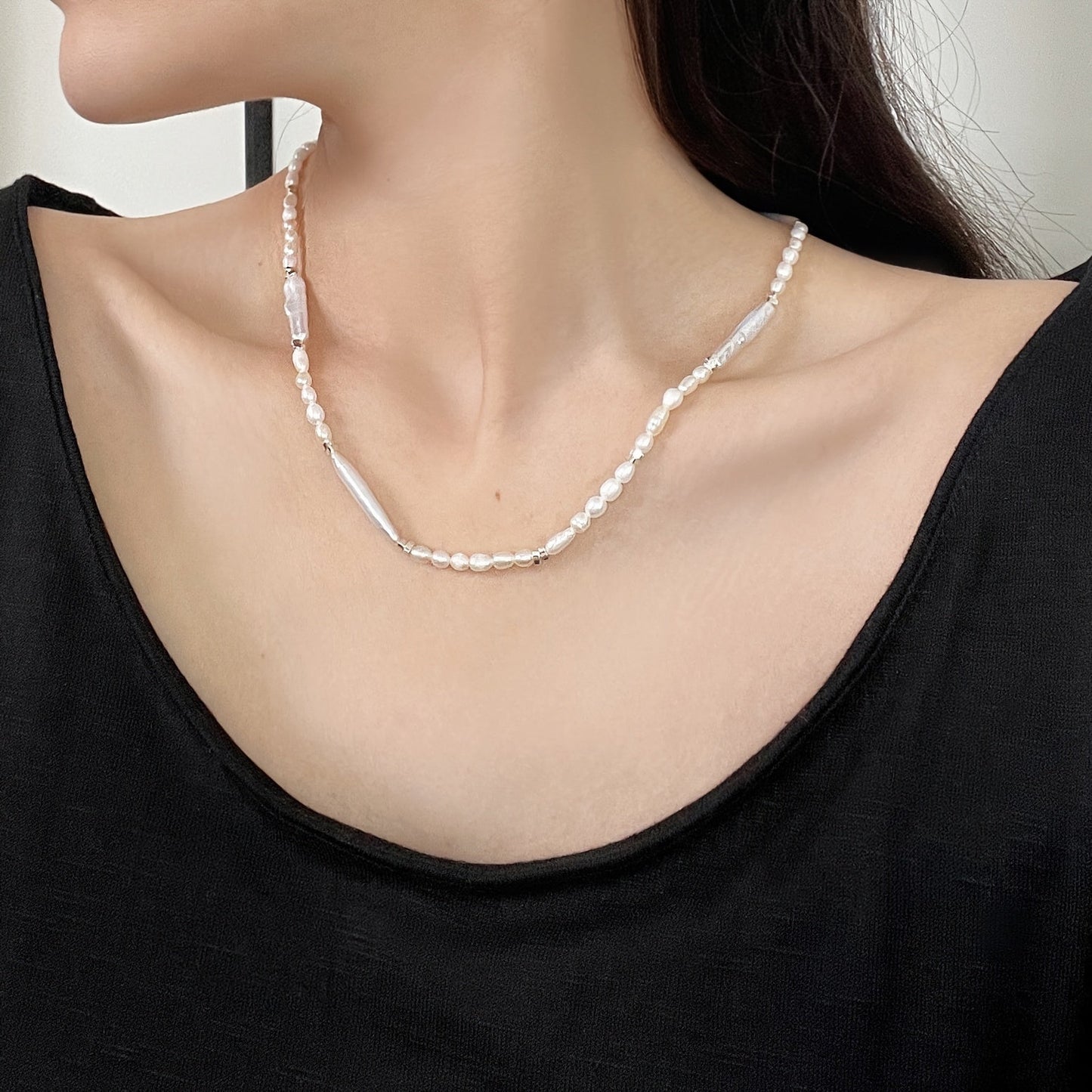 Baroque Pearl Necklace Featuring Multiple Styles - Made from Natural Stone, Perfect for July Birthdays, Suitable for Parties & Festivals - A Thoughtful Gift for Wife, Daughter, Friends, or Family for Valentine's Day, Birthdays, Christmas, or Anniversaries