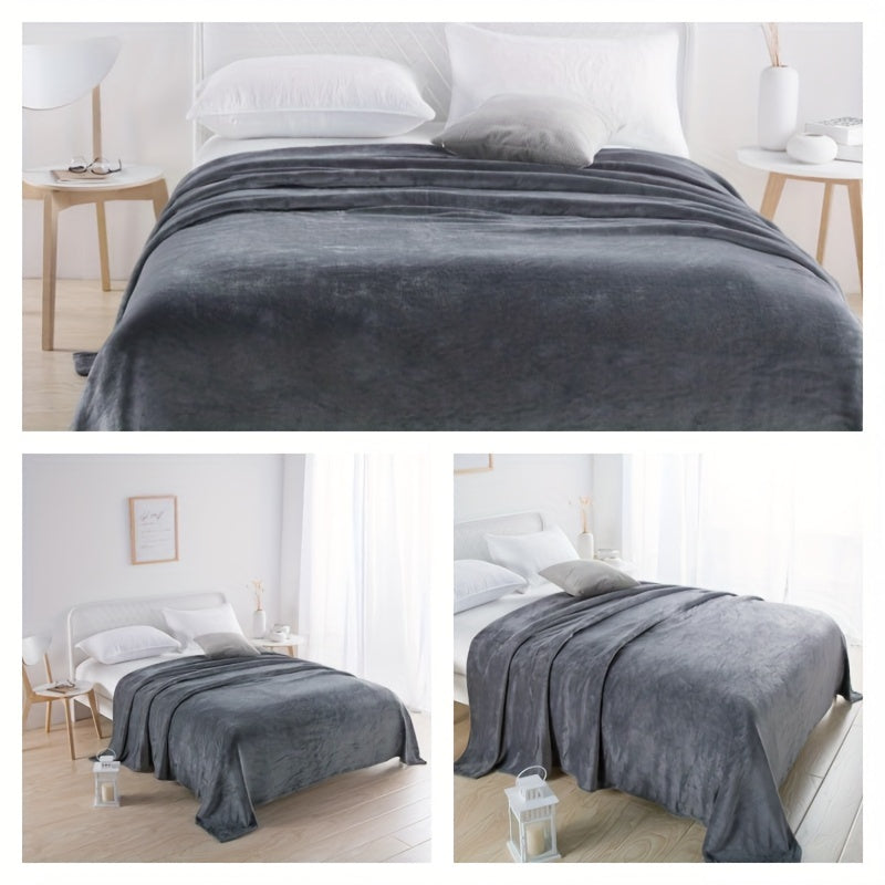 Stay cozy with the SEA BEAR Traditional Style Reversible Flannel Fleece Throw Blanket. This soft and warm blanket is perfect for all seasons and can be used for napping, on the sofa, in the office, on the bed, camping, or while traveling. Made with