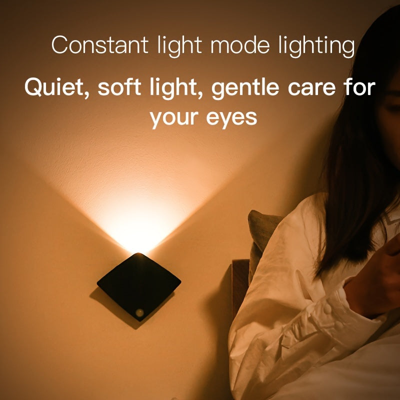 Devil's Fish night light with human body sensor for various uses such as bedroom, hallway, and living room. Battery-operated with quick sensor lighting suitable for bedside tables, toilets, kitchens, and display cabinets.