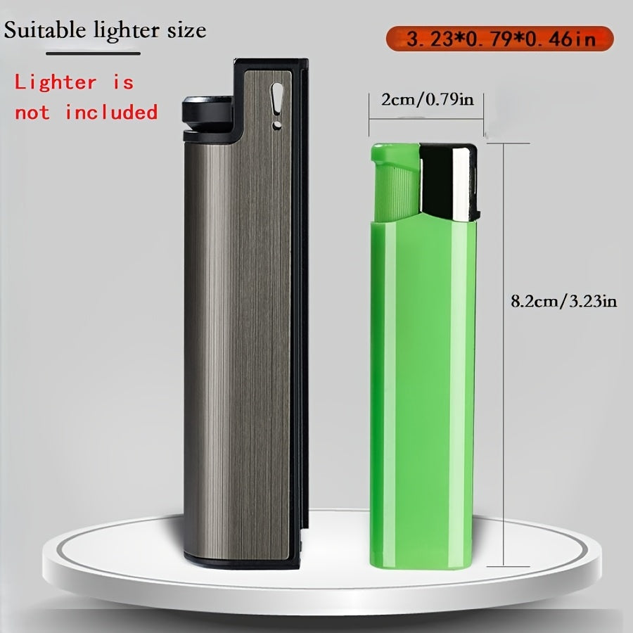 Get the best Father's Day gift with this portable automatic drawing cigarette case that can hold 8 84mm cigarettes. Its waterproof performance makes it the perfect gift for anyone. Suitable