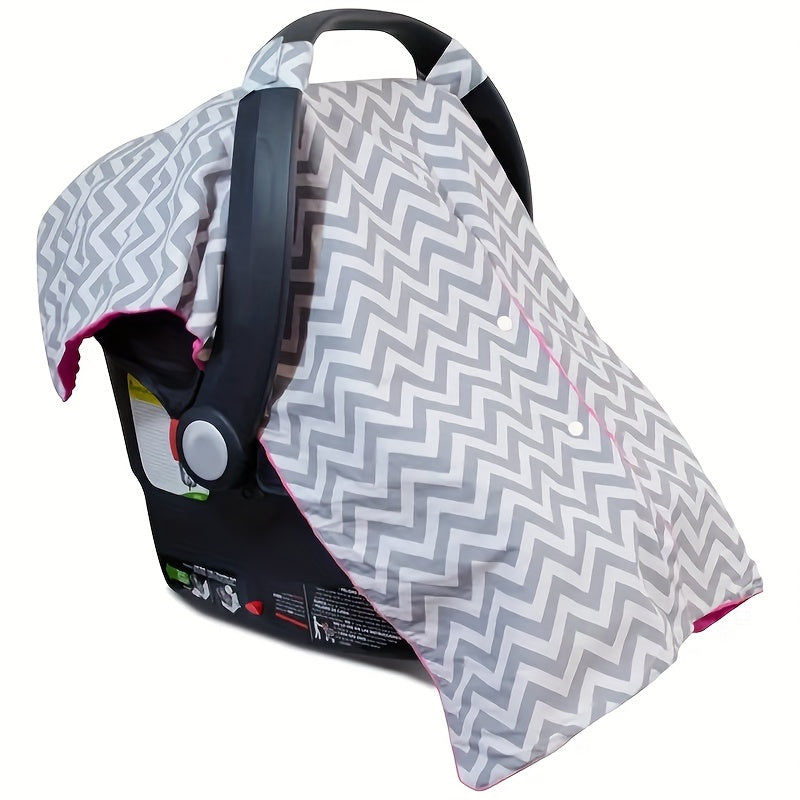 Baby Car Seat Covers for Boys and Girls - Chevron HotPink

This multiuse car seat canopy is perfect for keeping your infant warm and cozy during the Christmas, Thanksgiving, New Year, and Valentine's Day seasons. The 2 layers of breathable fabric ensure