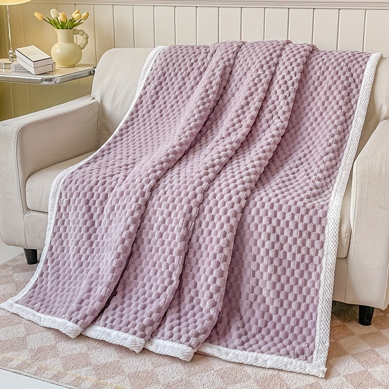 Soft and cozy fleece blanket for couch, sofa, office, bed, camping, and traveling. Perfect birthday or holiday gift for boys, girls, and adults. Great for home decor during the holidays.