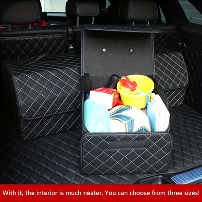 1pc Car Trunk Organizer for Storing Toys and Food in Auto.