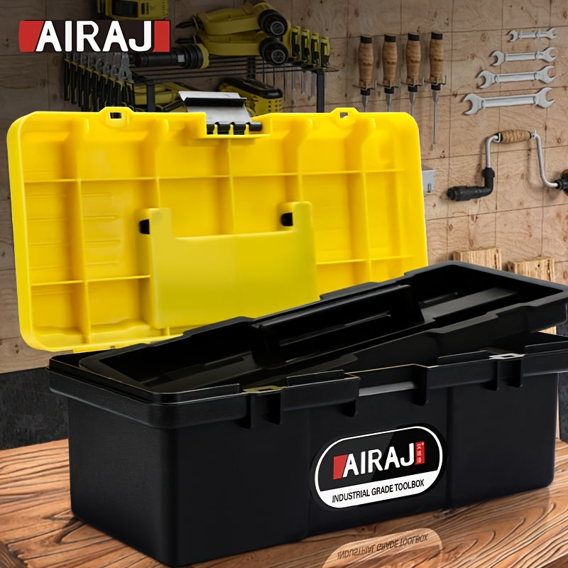 AIRAJ 1pc Multifunctional Mini Tool Box with Handle, Organizer Storage Box, Lightweight & Durable for Craft and Household Use