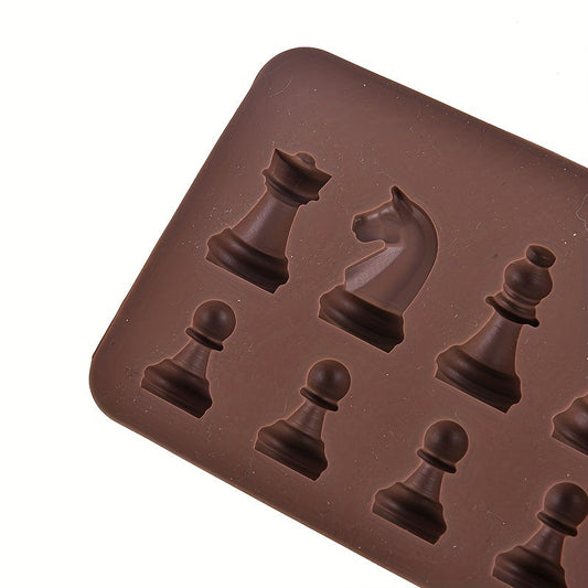 Chess Chocolate Mold (1 Piece), 3D Silicone Mold for Chess Candy, Fondant, and Biscuits - Perfect DIY Cake Decorating Tool, baking Tools, Kitchen Gadgets, and Accessories for Home Kitchen Items