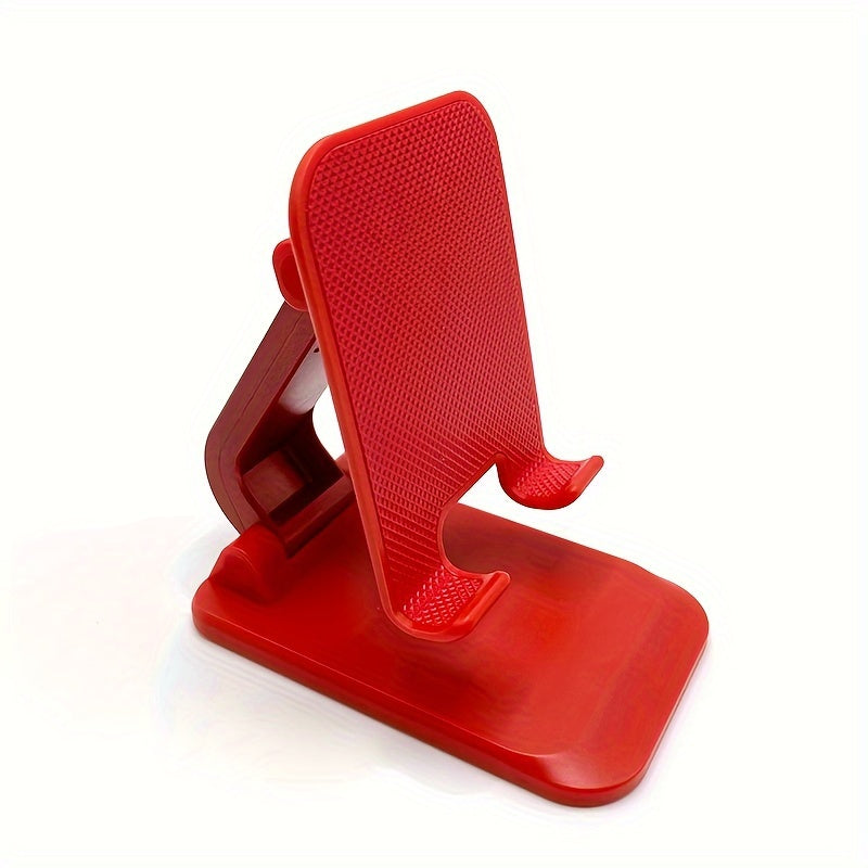 Foldable Metal Phone Stand with 360° Rotation, Suitable for Mobile Phones and Tablets - Great for Live Streaming, TV Watching, and Online Classes