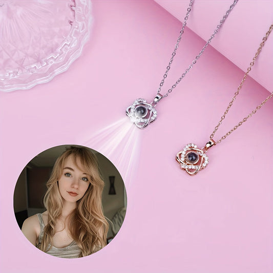 One elegant and luxurious Heart-Shaped Pendant Necklace made of Titanium Steel with Synthetic Cubic Zirconia. This versatile piece is the perfect gift for lovers, friends, girlfriends, family, and classmates. Ideal for birthdays, holidays, anniversaries