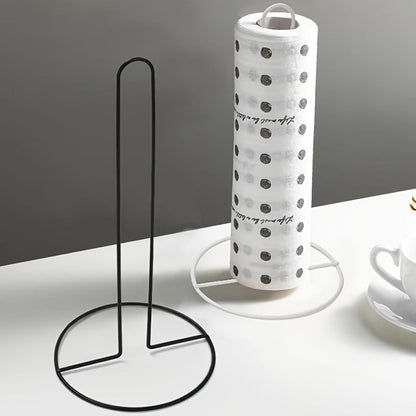 Revolutionary Vertical Paper Towel Holder for Kitchen Table - Keep Napkins and Roll Paper Organized with this Sleek Desktop Rack