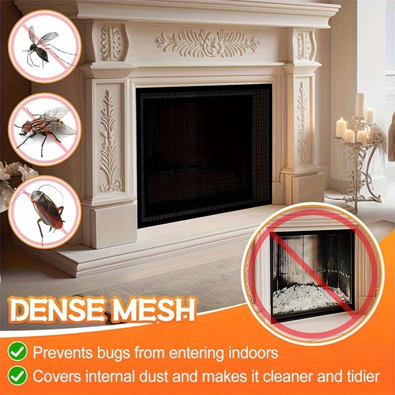 Protect your pet and child with our Fireplace Safety Screen made from PVC mesh. This Folding Fireplace Screen is easy to install and essential for your home heating and cooling accessories.