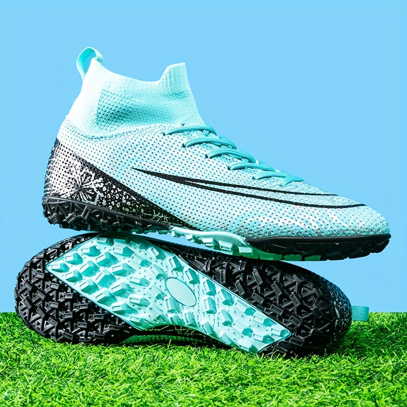 Professional men's soccer cleats for training on turf or indoor surfaces.