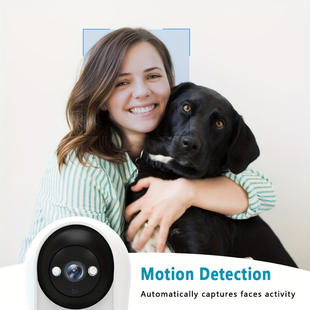 1 piece of WiFi video call camera with 1080p HD resolution, square shape design, IR night vision capability, two-way audio, wireless remote control, USB powered, smartphone compatibility, motion and cry sound detection features, suitable for indoor