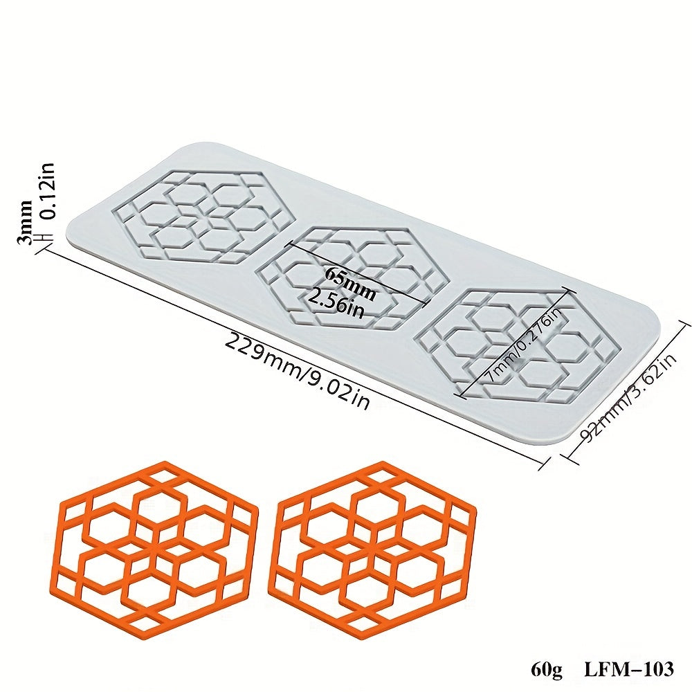 Silicone Mold for DIY Craft Baking: Flower Leaf Patterns Cake Lace Mat - Ideal for Decoration and Printing Molds