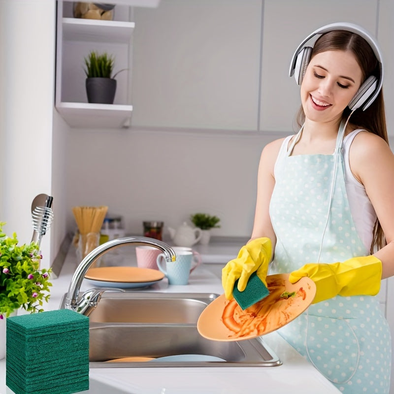 Get a quick start on cleaning with our durable Heavy Duty Kitchen Cleaning Pads! Perfect for scrubbing pots, dishes, and sinks, these pads are ideal for tackling tough messes on stovetops, range hoods, and more. A must-have for your cleaning arsenal!