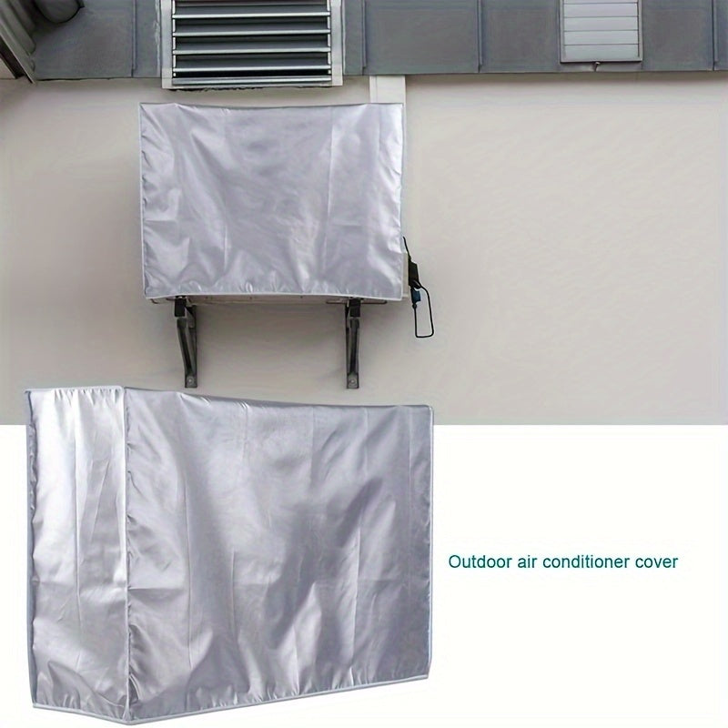 Protect your outdoor air conditioner from water damage with this waterproof cover. Keep it dust-free and protected from the sun. This cover can also be used for front load laundry dryers. It is a heating and cooling accessory that does not require power.