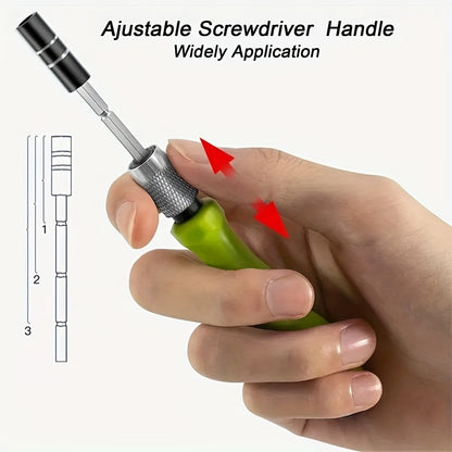 32-in-1 manual screwdriver and pliers set for electronic repair.