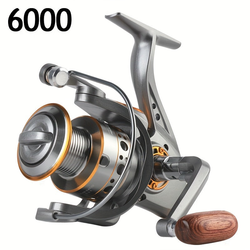 BILLINGS DC Series Spinning Fishing Reel with 5.2:1 Gear Ratio, 11.79KG Max Drag, CNC Metal Spool for Freshwater & Saltwater.