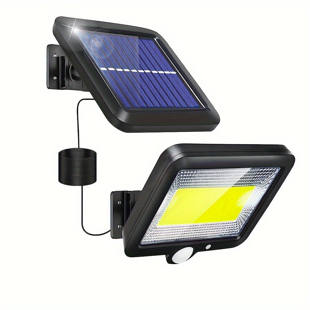 Moons Benn Solar-Powered LED Wall Light with Motion Sensor and 3 Lighting Modes, perfect for outdoor decor.