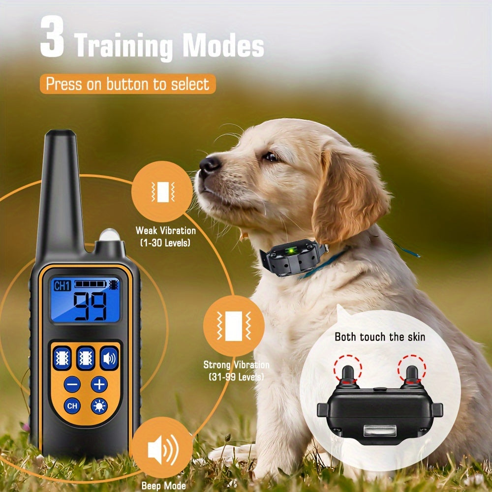 Bestselling European dog training collar with dual vibration mode for anti-barking.