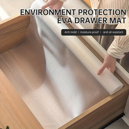 EVA Kitchen & Dining Table Liner - Water-resistant, Stain-resistant, Dust-Proof, Easy-to-Clean Mat for Cabinets and Drawers, Ideal for Home Use