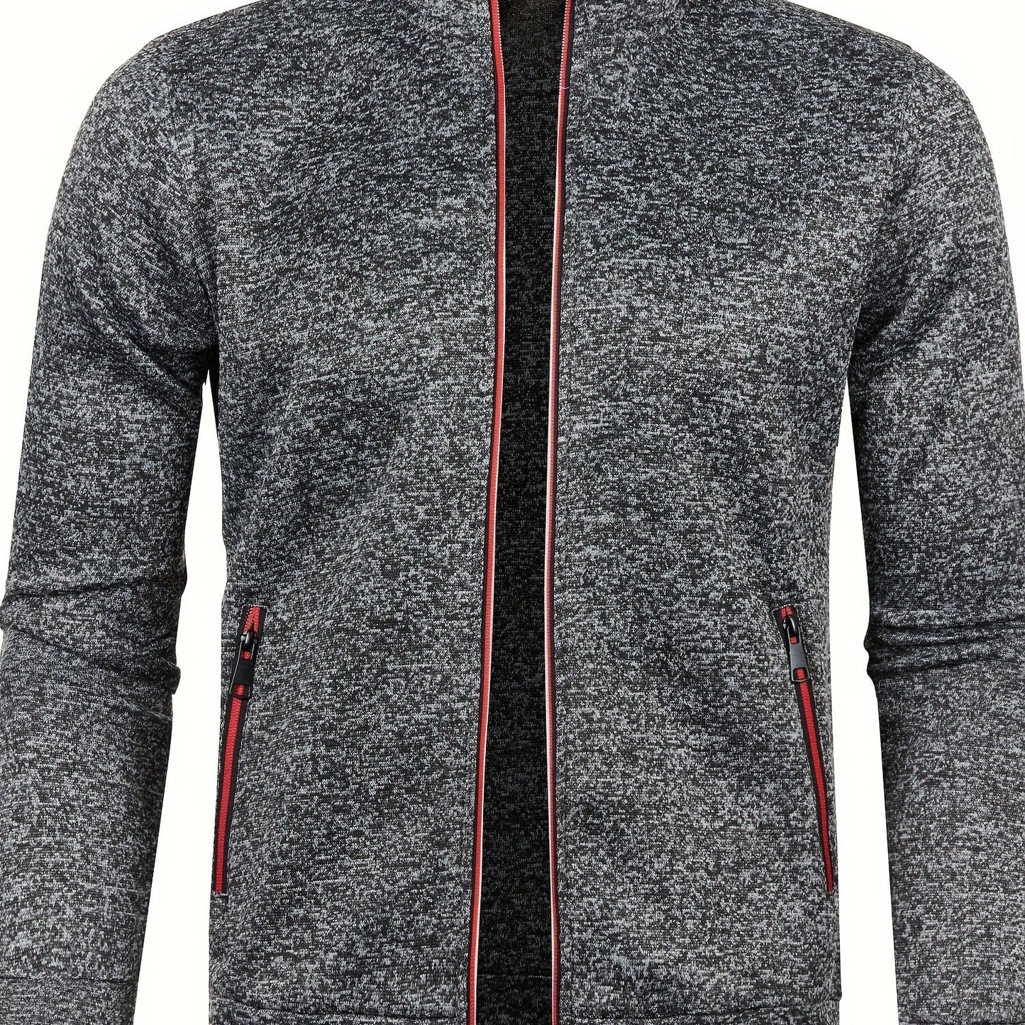 Stylish Men's Zip-Up Cardigan for Fall/Winter