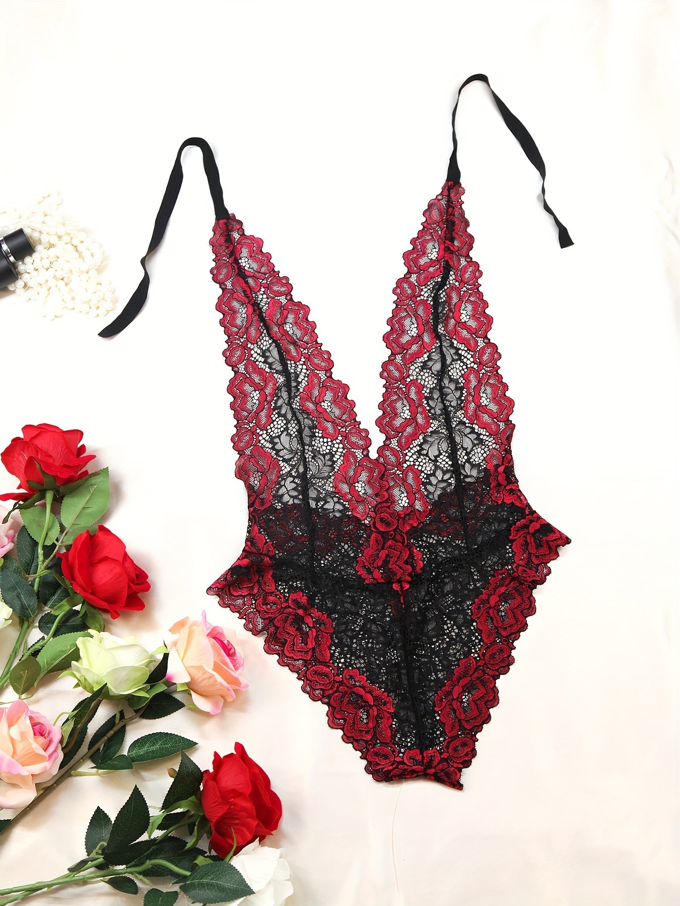 Six-color Lace Strap-on Lingerie for Women