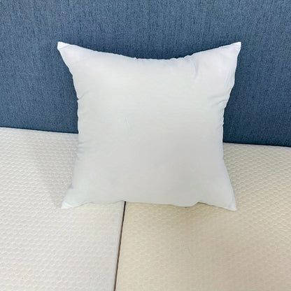 Set of 4 White High Elastic Throw Pillow Inserts, Ideal for Sofas, Cars, and Bedrooms - Includes Square and Lumbar Pillow Cores