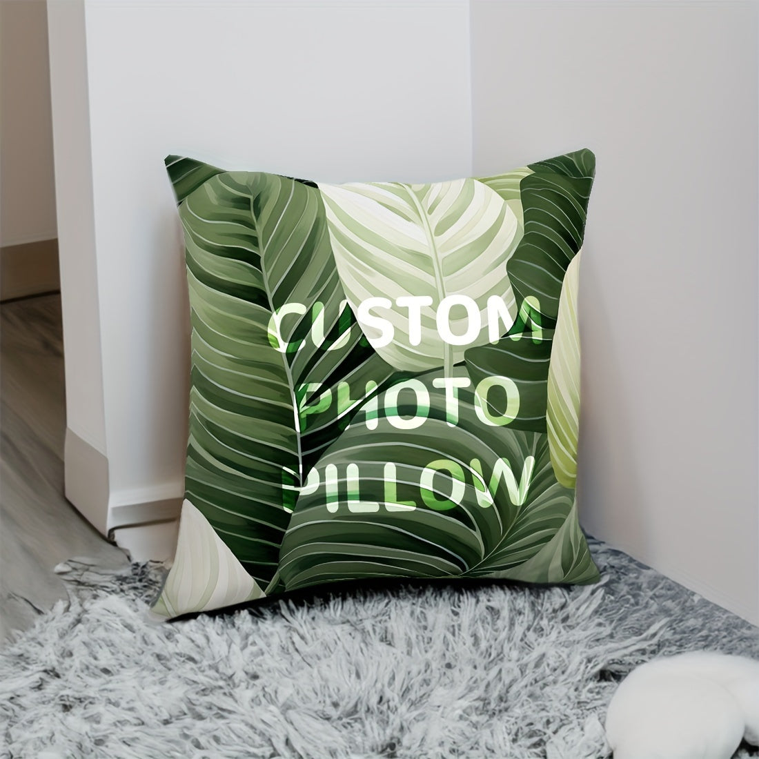 Customize your own photo cushion cover! Made from durable polyester material with a single-sided print, this cover is perfect for couples, pets, holiday celebrations, life milestones, Halloween, and Christmas gifts. Each cover measures 45.72x45.72 cm.