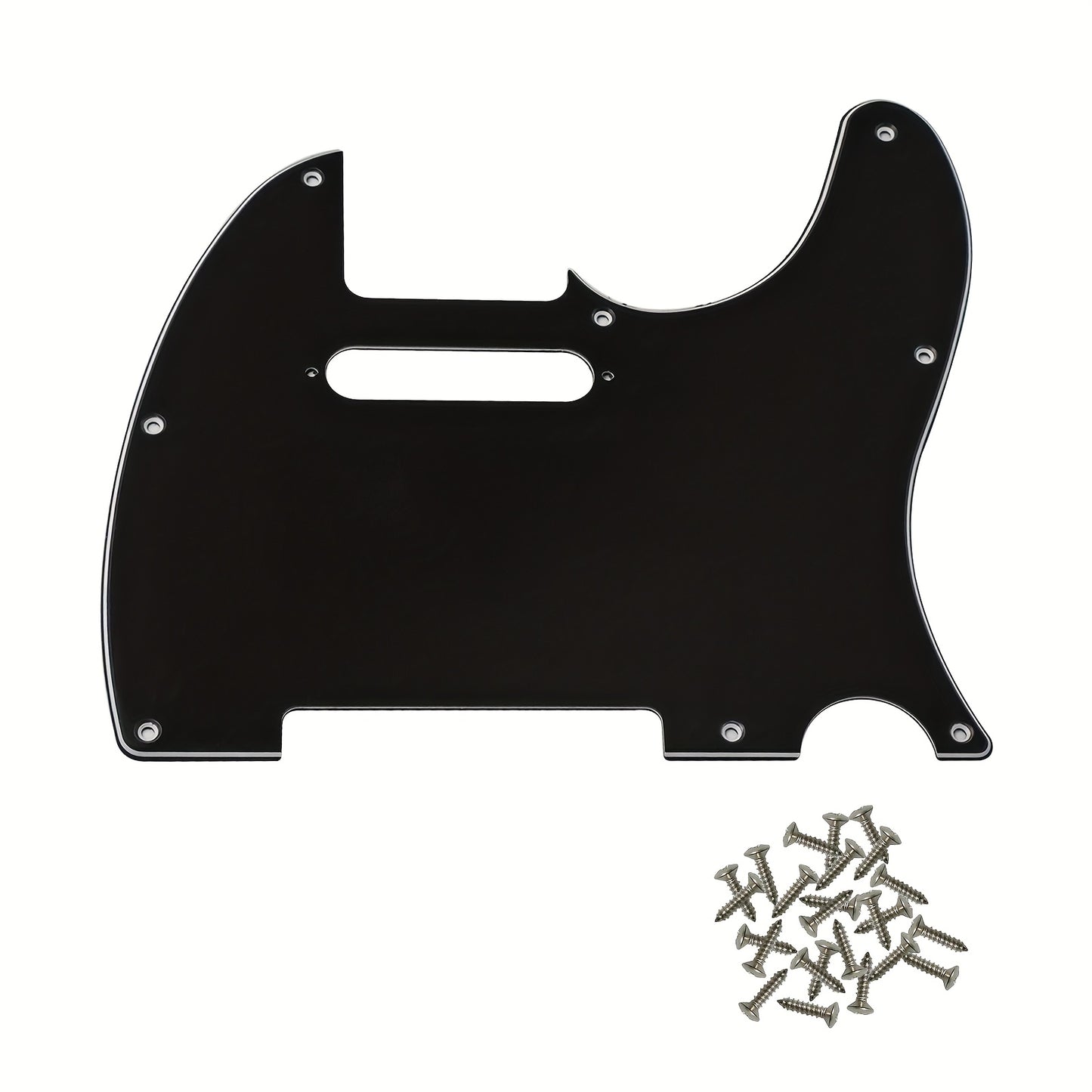 8-hole guard plate for standard FD TL modern style electric guitars, with multiple colors and installation screws included.