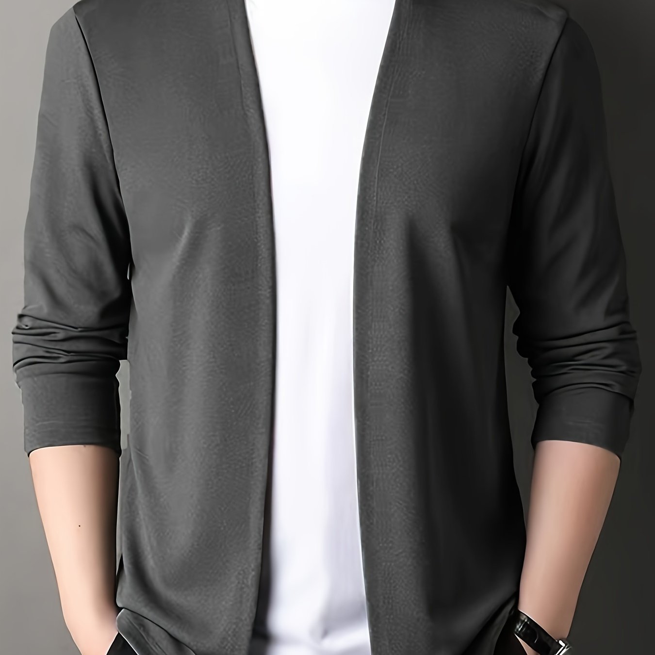 Men's Casual Knitted Cardigan for Outdoor Activities