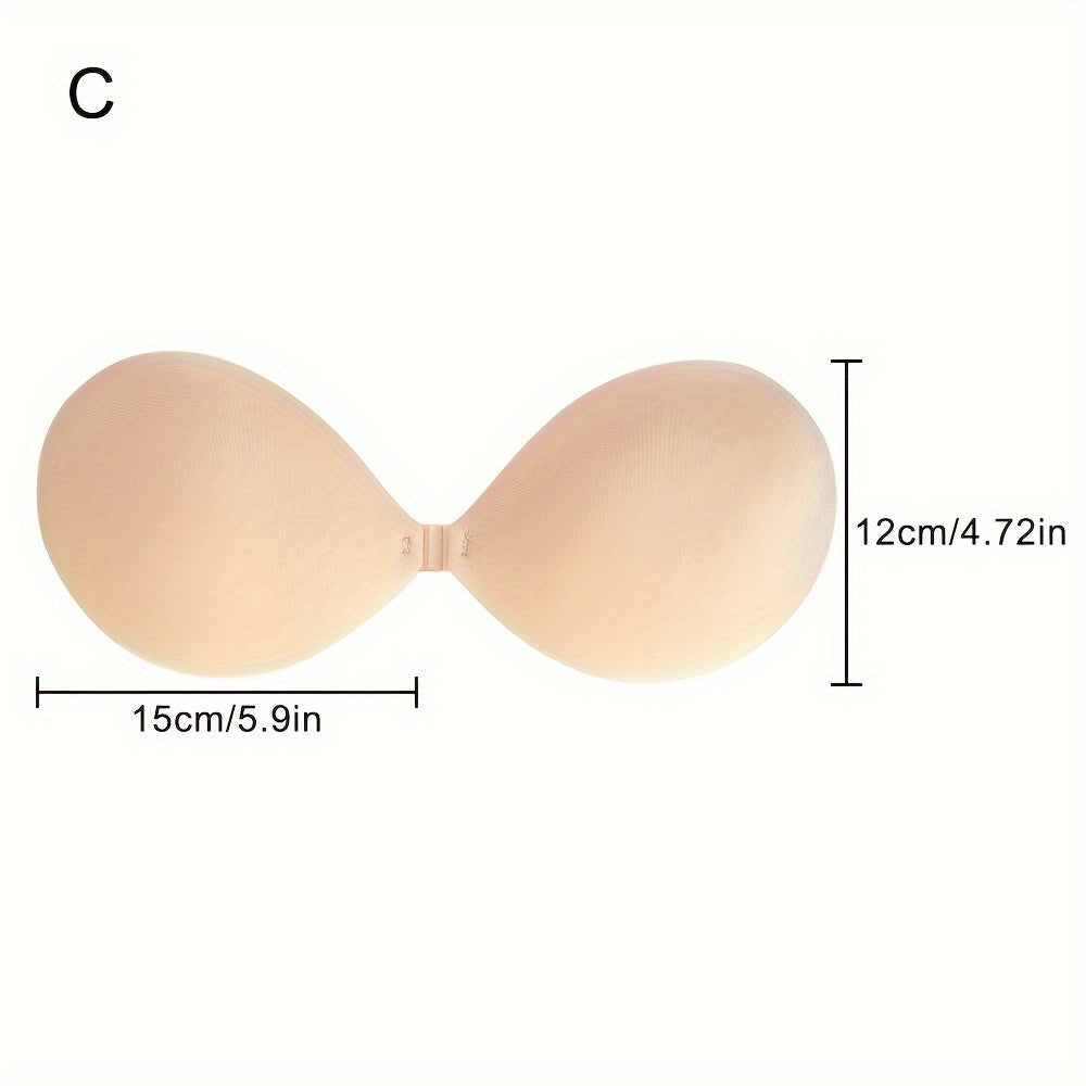 1 pair of silicone bust push-up bras, lingerie accessory