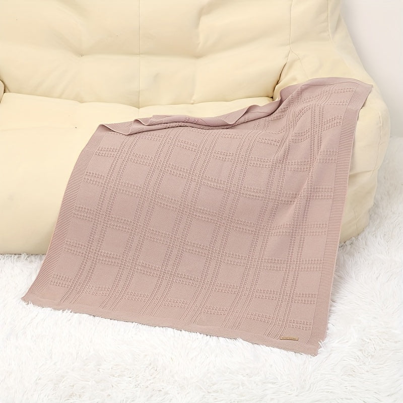 Versatile Solid Color Kids Blanket - Ideal for Boys & Girls, Great for Home, Parties & Travel - Hand Wash recommended - Available in Light Green, Cream, Pink