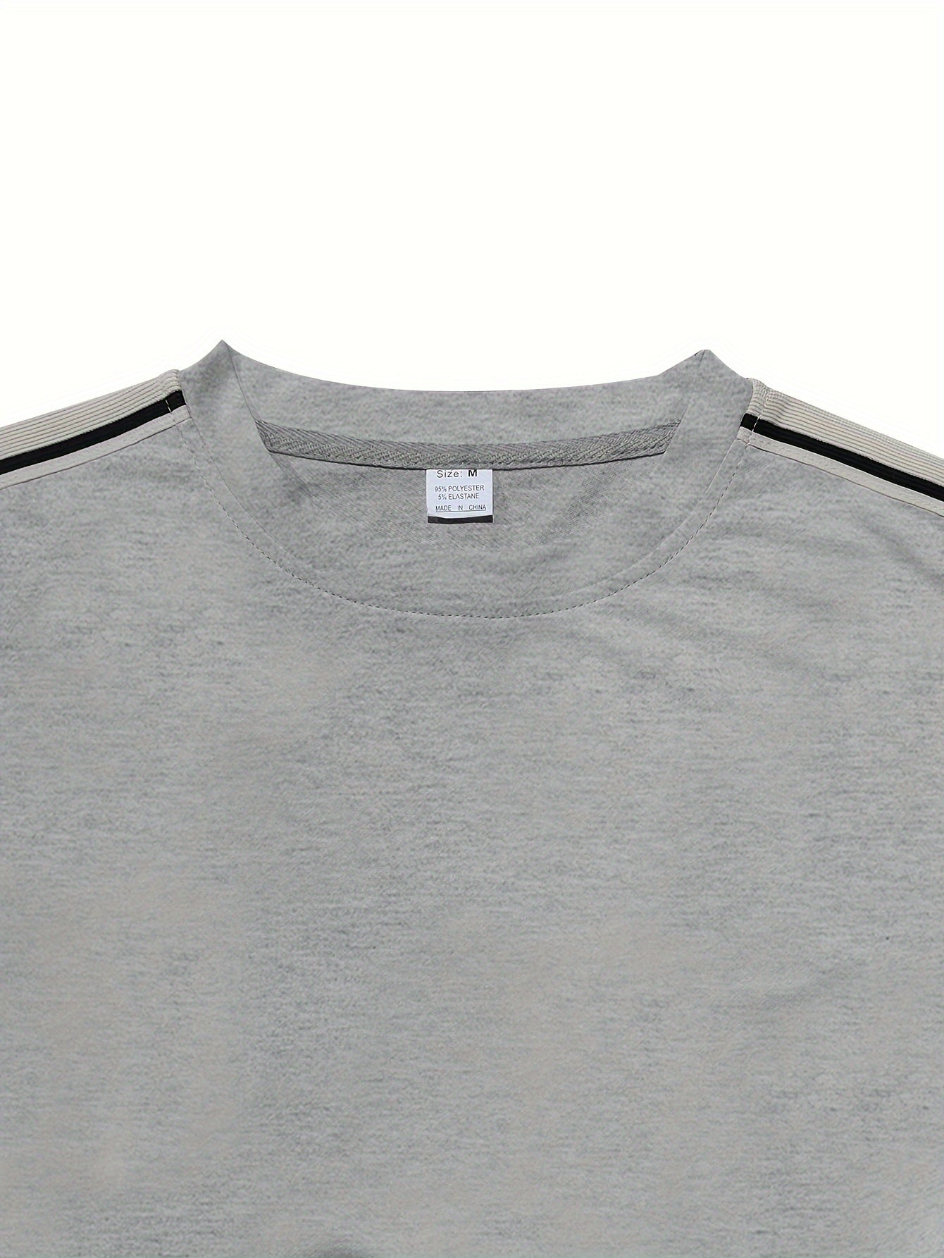 Men's breathable, quick-dry tee for daily summer wear.