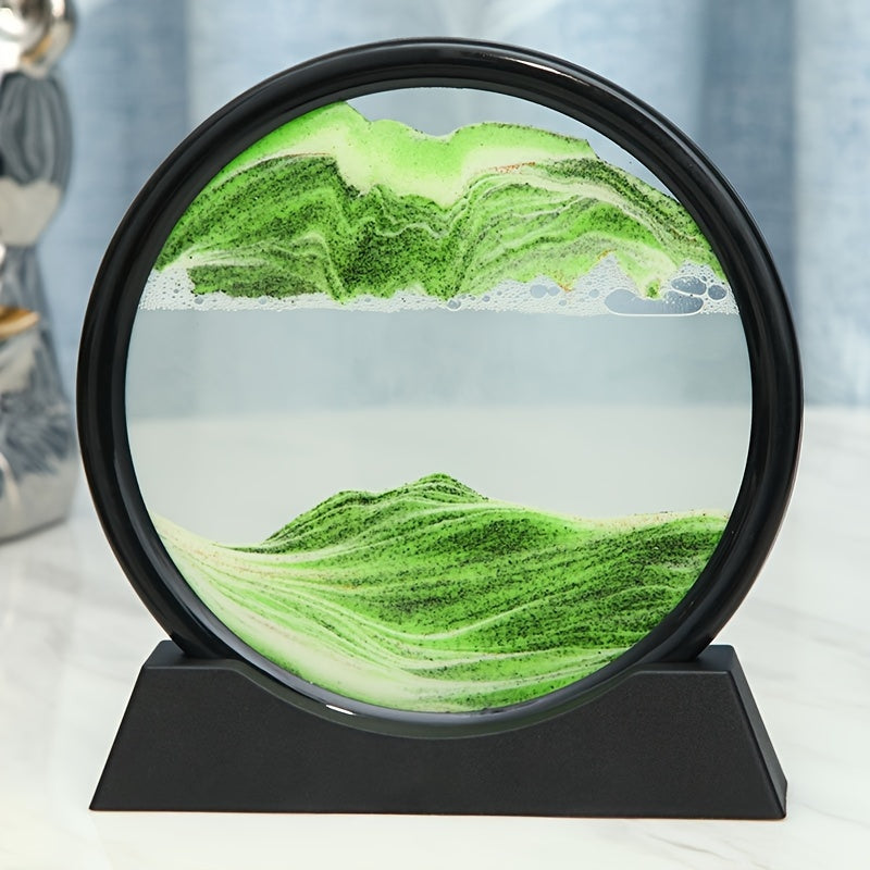 Art Timer Quicksand - Unique Decor for Living Room, Creative Gift Idea for Home and Office Desk