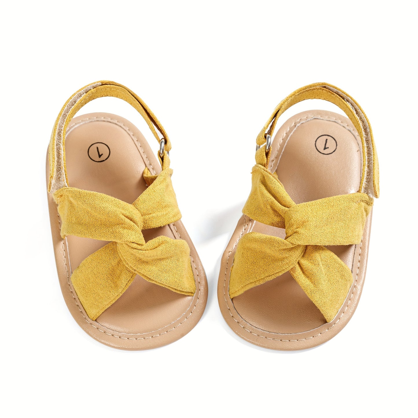 Breathable lightweight open toe sandals for baby girls, perfect for spring and summer walks.